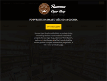 Tablet Screenshot of havana-cigar-shop.com